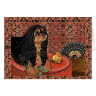 Grußkarte, König Charles Cavalier Spaniel