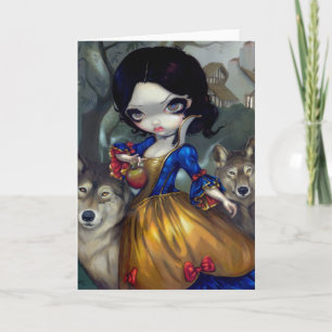 Grußkarte "Loup-Garou: Blanche Neige" Karte