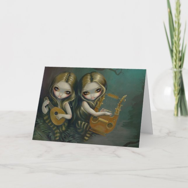 Grußkarte "Lute and Lyre" Karte (Vorderseite)