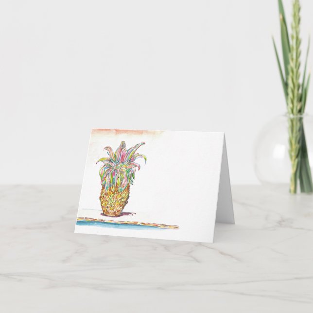 Grußkarte "Maui Pineaple" Karte (Vorderseite)