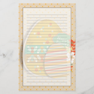 Grußkarte mit Ostereisymbol Briefpapier