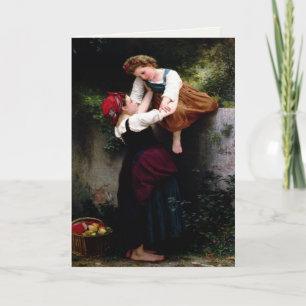 Grußkarte mit William Bouguereau-Gemälde Karte
