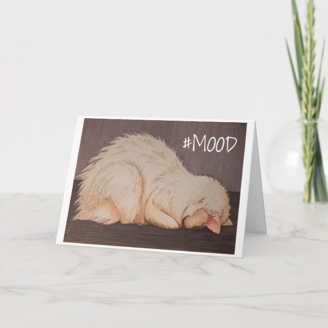 Grußkarte: #MOOD Karte (Vorderseite)