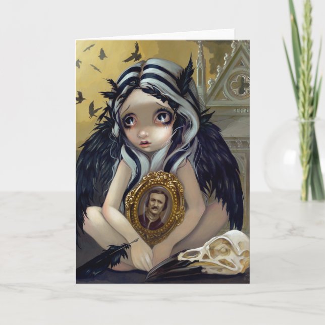 Grußkarte "Nevermore" Karte (Vorderseite)