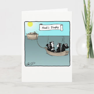 Grußkarte: Noah's Dinghy Karte