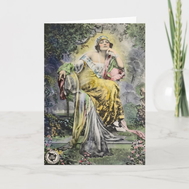 Grußkarte "Norma Talmadge" Karte (Vorderseite)