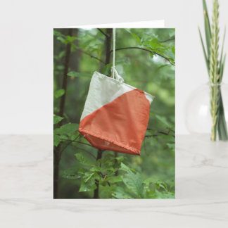 Grußkarte - Orientierungsflagge Karte