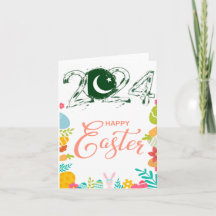 Grußkarte "Pakistan" für Ostern 2024