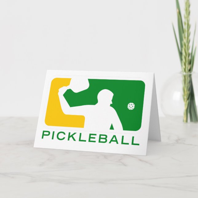 Grußkarte - Pickleball der großen Liga Karte (Vorderseite)