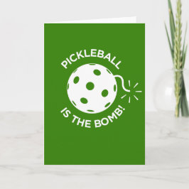 Grußkarte - PICKLEBALL IST DER BOMB! Karte