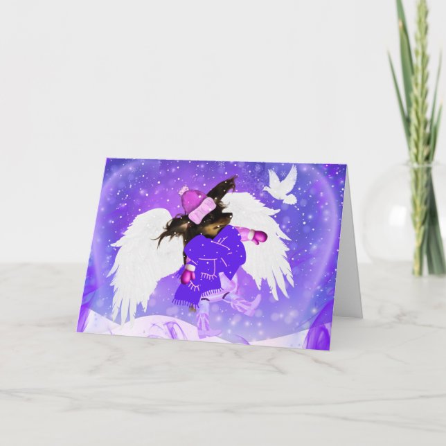 Grußkarte "Schneegel-Würstchen" Karte (Vorderseite)