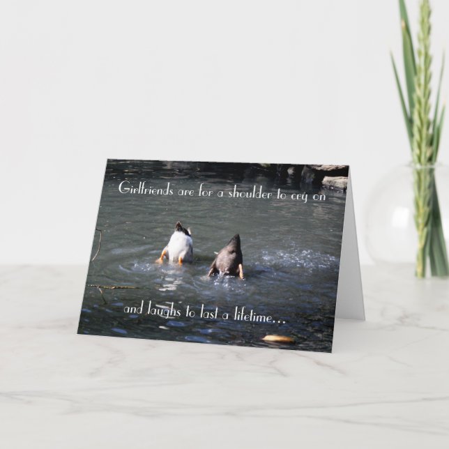 Grußkarte - Spaß der Freundschaft Karte (Vorderseite)