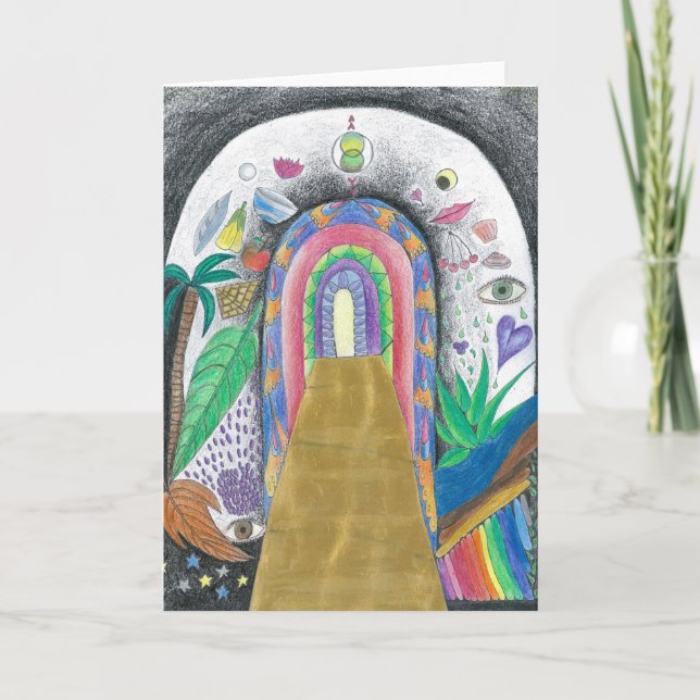 Grußkarte - spirituelles Design Karte (Vorderseite)