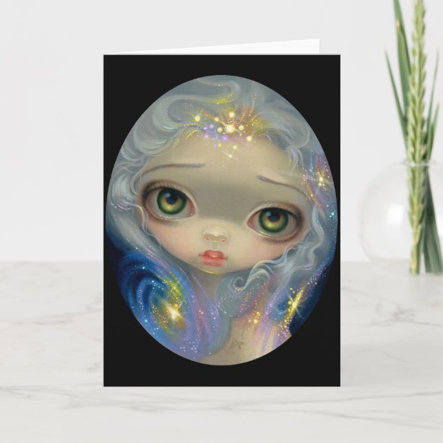 Grußkarte "Stardust Angel" Karte (Vorderseite)