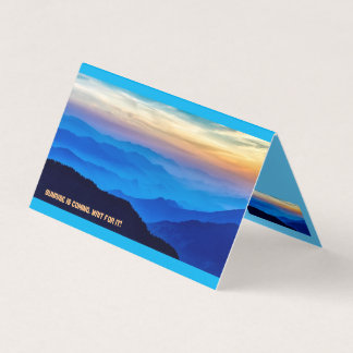 Grußkarte Sunrise kommt