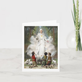 Grußkarte Unsere Liebe Frau von Fatima Karte