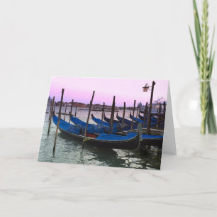 Grußkarte Venedig Italien Karte