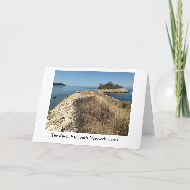 Grußkarte vom Knob, Falmouth Karte (Vorderseite)