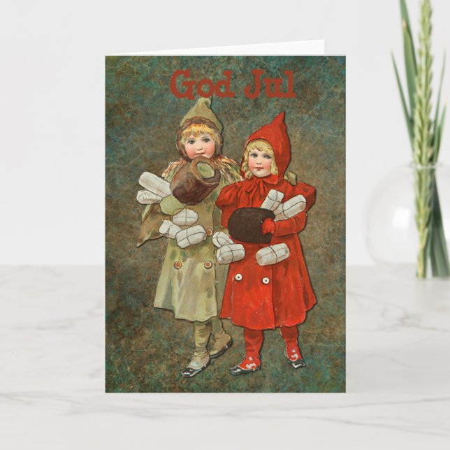 Grußkarte von Gott Jul Karte (Vorderseite)