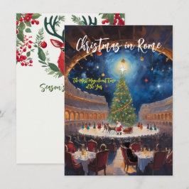 Grußkarte "Weihnachten in Rom" Mitteilungskarte