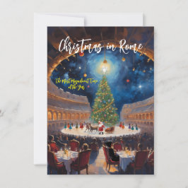Grußkarte "Weihnachten in Rom" Mitteilungskarte