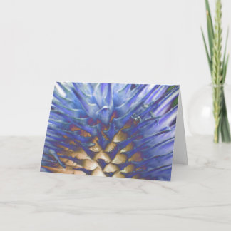 Grußkarte "Wild Grass Blue Flame" Karte