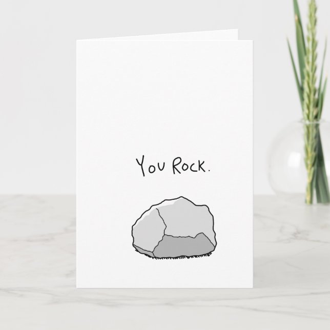 Grußkarte "You Rock" Karte (Vorderseite)