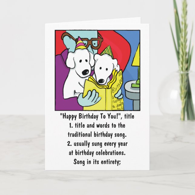 Grußkarte zum Geburtstag Karte (Vorderseite)