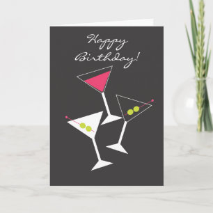 Grußkarte zum Geburtstag Martini Karte