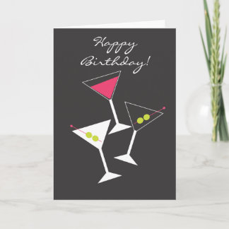 Grußkarte zum Geburtstag Martini Karte