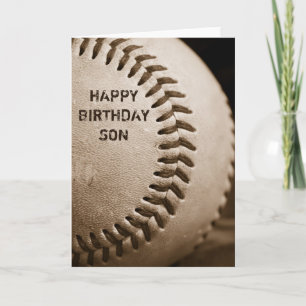 Grußkarte zum Geburtstag Son Baseball Karte