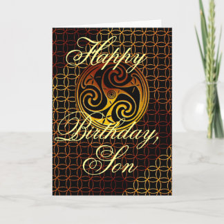 Grußkarte zum Geburtstag Son Karte