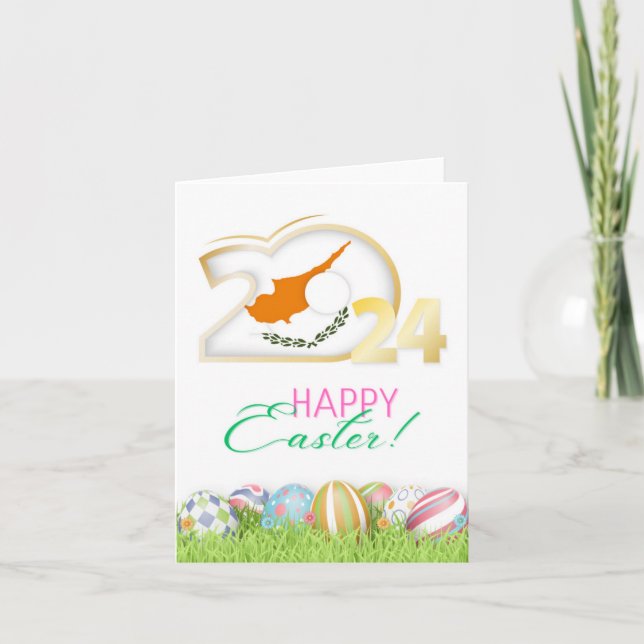 Grußkarte "Zypern" für Ostern 2024 Karte (Vorderseite)