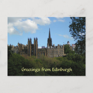 Grußkarten aus Edinburgh Postkarte
