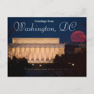 Grußkarten aus Washington DC Postcard Postkarte