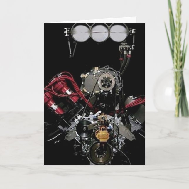 Grußkarten des Zahnrades Karte (Vorderseite)