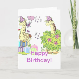 Grußkarten für Geburtstag für Kinder Karte