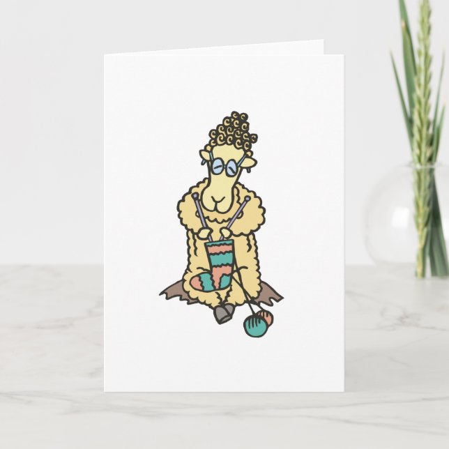 Grußkarten für Schafe Karte (Vorderseite)