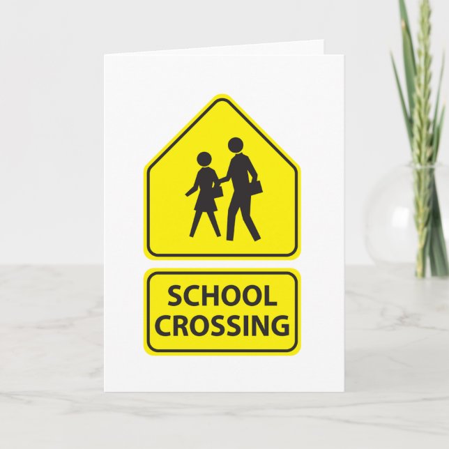 Grußkarten für Schulübergänge Karte (Vorderseite)