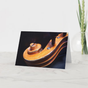 Grußkarten für Violine Karte