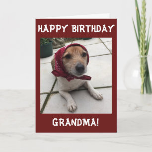 Grußkarten-Glückwunsch Geburtstagsgrandma anpassen Karte