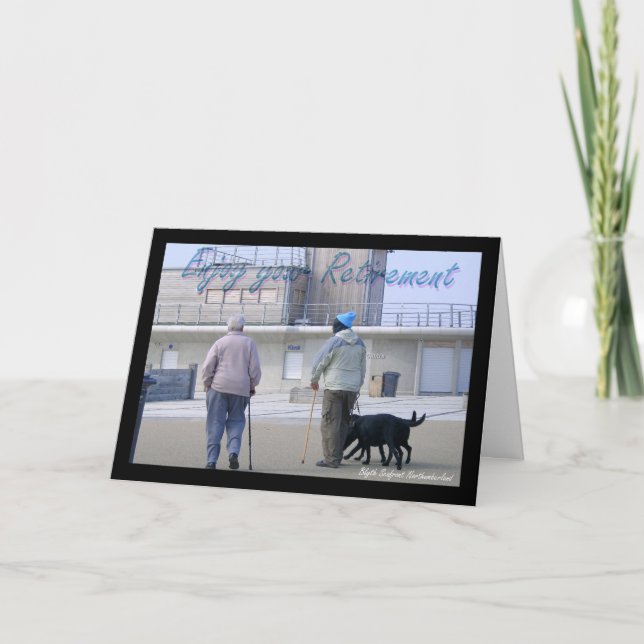 Grußkartenbild von Blyth and men für Rentner Karte (Vorderseite)