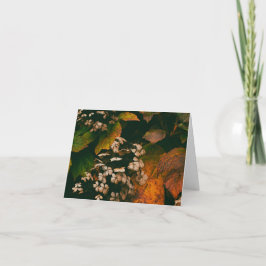 Grußkartenfoliage Personalisieren Dankeskarte