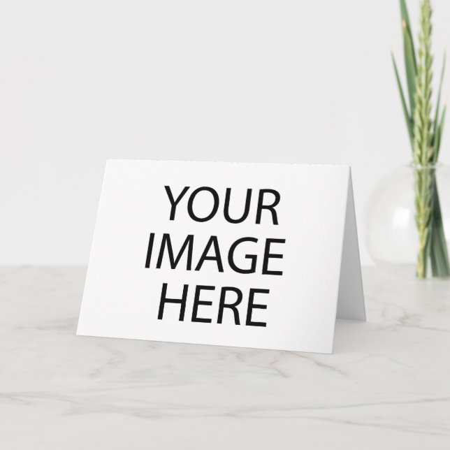 Grußkartenvorlage - Anpassungsfähig Karte (Vorderseite)