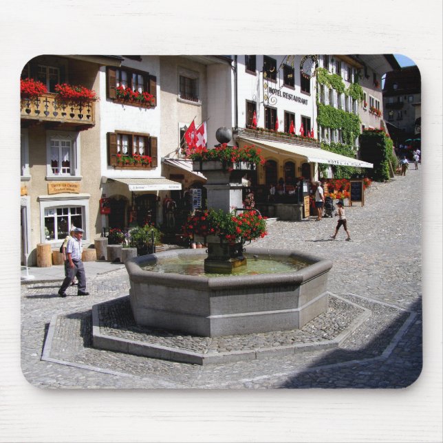 Gruyeres in der Schweiz Mousepad (Vorne)