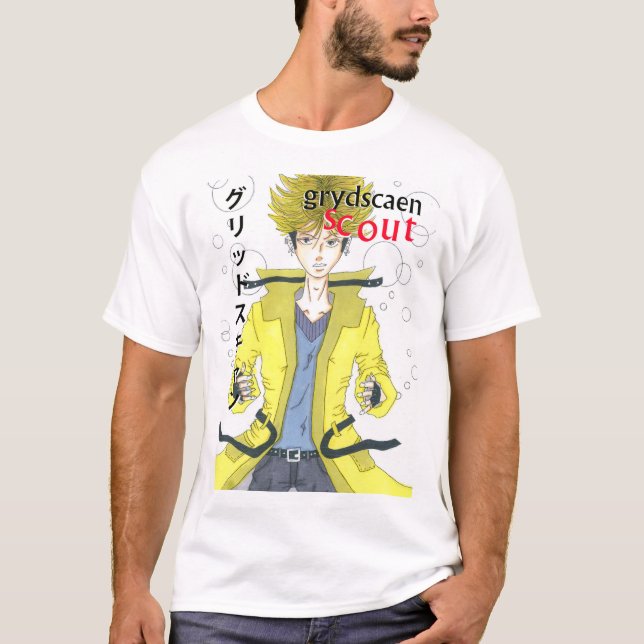 grydscaen: manga scout Hacker Tshirt (Devant)
