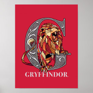 GRYFFINDOR™ Crosshatched Emblem Poster