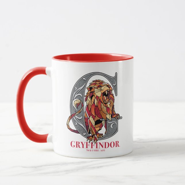 GRYFFINDOR™ Crosshatched Emblem Tasse (Links)