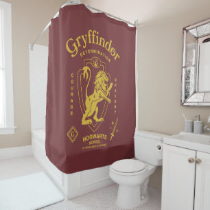 GRYFFINDOR™ Entschlossenheit Mut Tapferkeit Wappen Duschvorhang