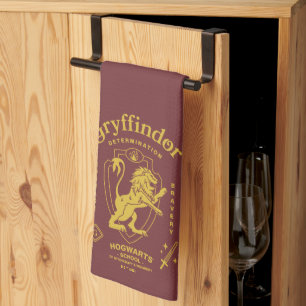 GRYFFINDOR™ Entschlossenheit Mut Tapferkeit Wappen Geschirrtuch